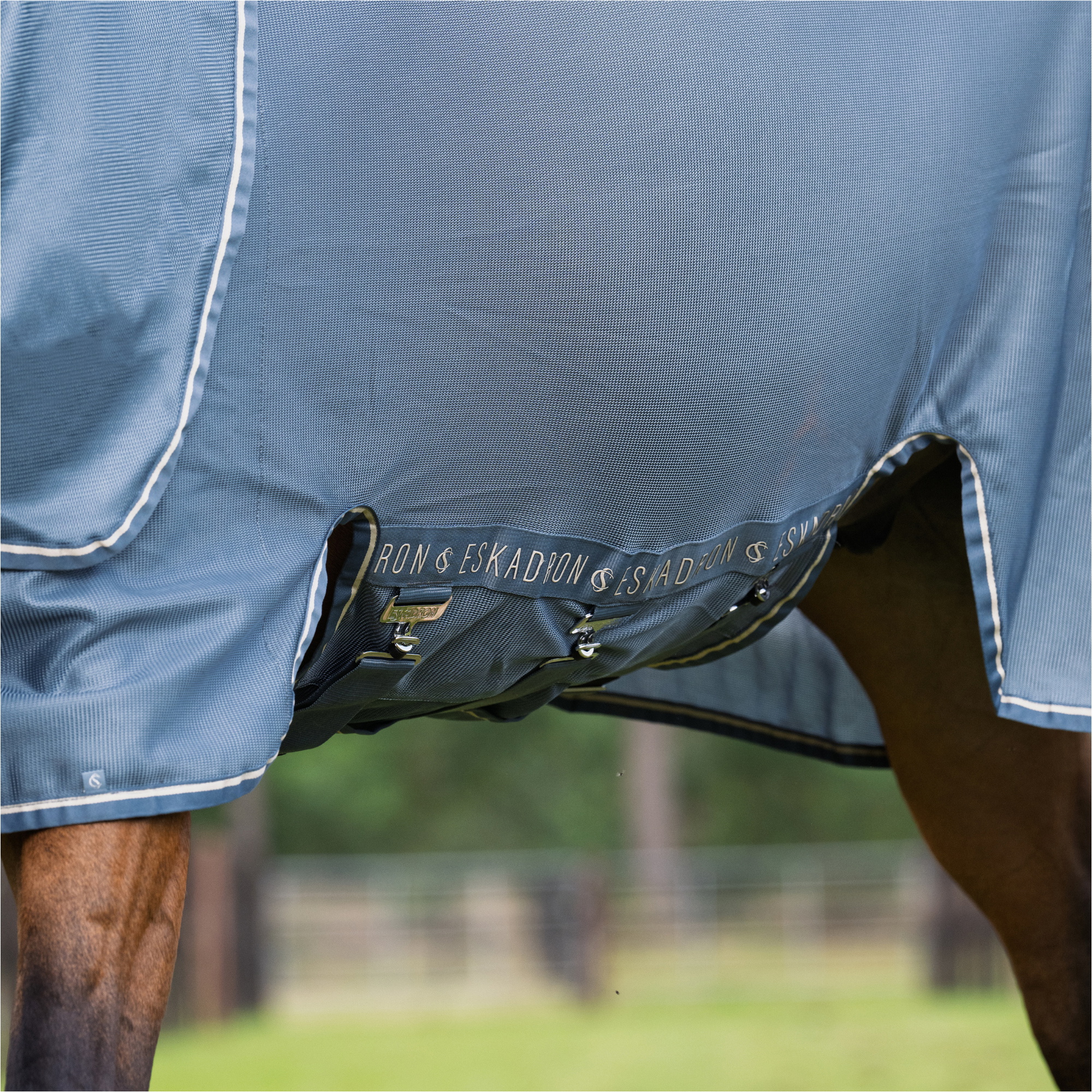 2025 Eskadron Fly Detach-Neck Fly Rug 135075 376 - Steel Blue